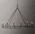 Heritage 19th C. English Openwork Round Chandelier – 72" — view 1