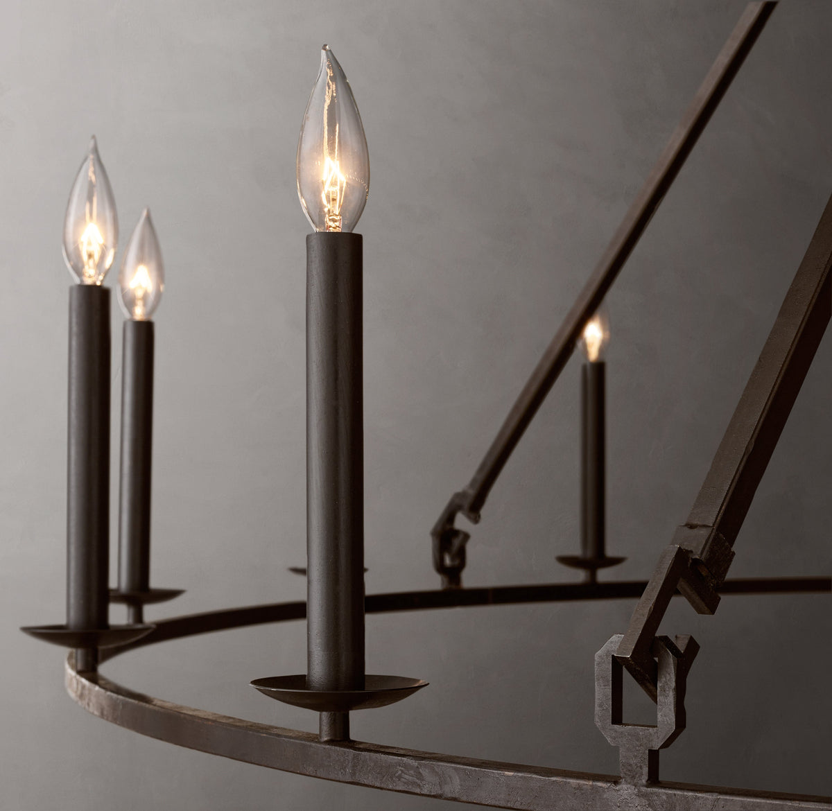 Heritage 19th C. English Openwork Round Chandelier – 72" — view 3