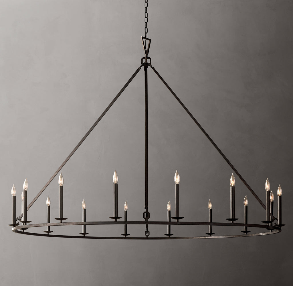 Heritage 19th C. English Openwork Round Chandelier – 72" — view 4