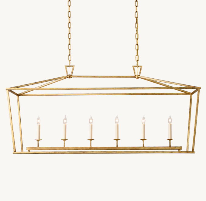 Heritage 19th C. English Openwork Rectangular Chandelier — view 2