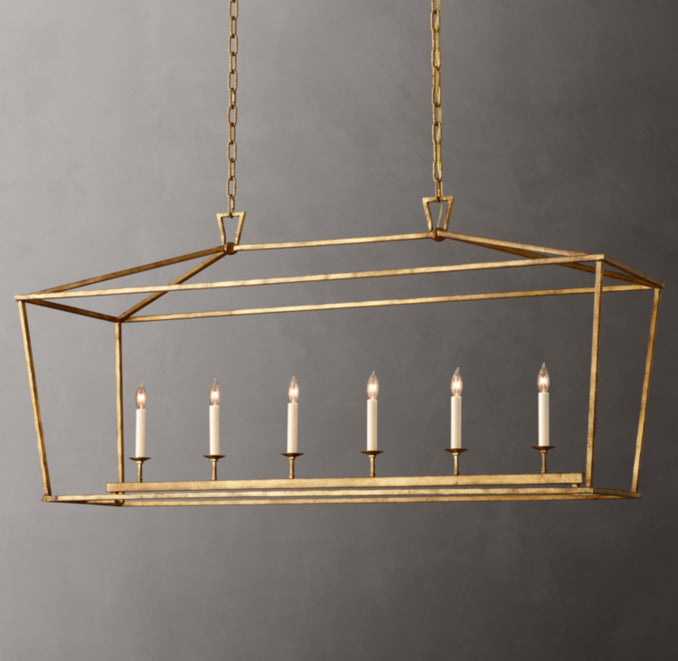 Heritage 19th C. English Openwork Rectangular Chandelier — view 3