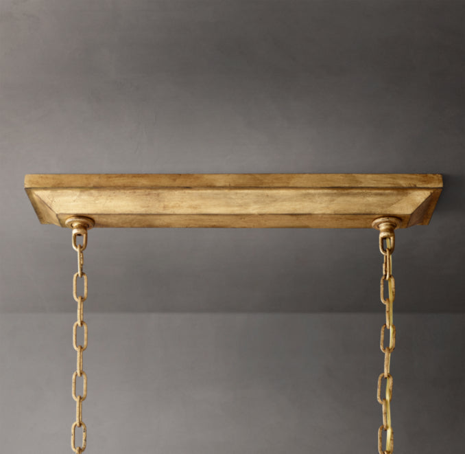 Heritage 19th C. English Openwork Rectangular Chandelier — view 4