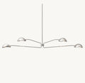 Sculptural Convessi Linear Chandelier — view 1