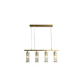 Marley Aged Brass Linear Chandelier - view 8