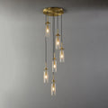 6-Light Chandelier Modern Lights with Clear Glass Shade - view 1