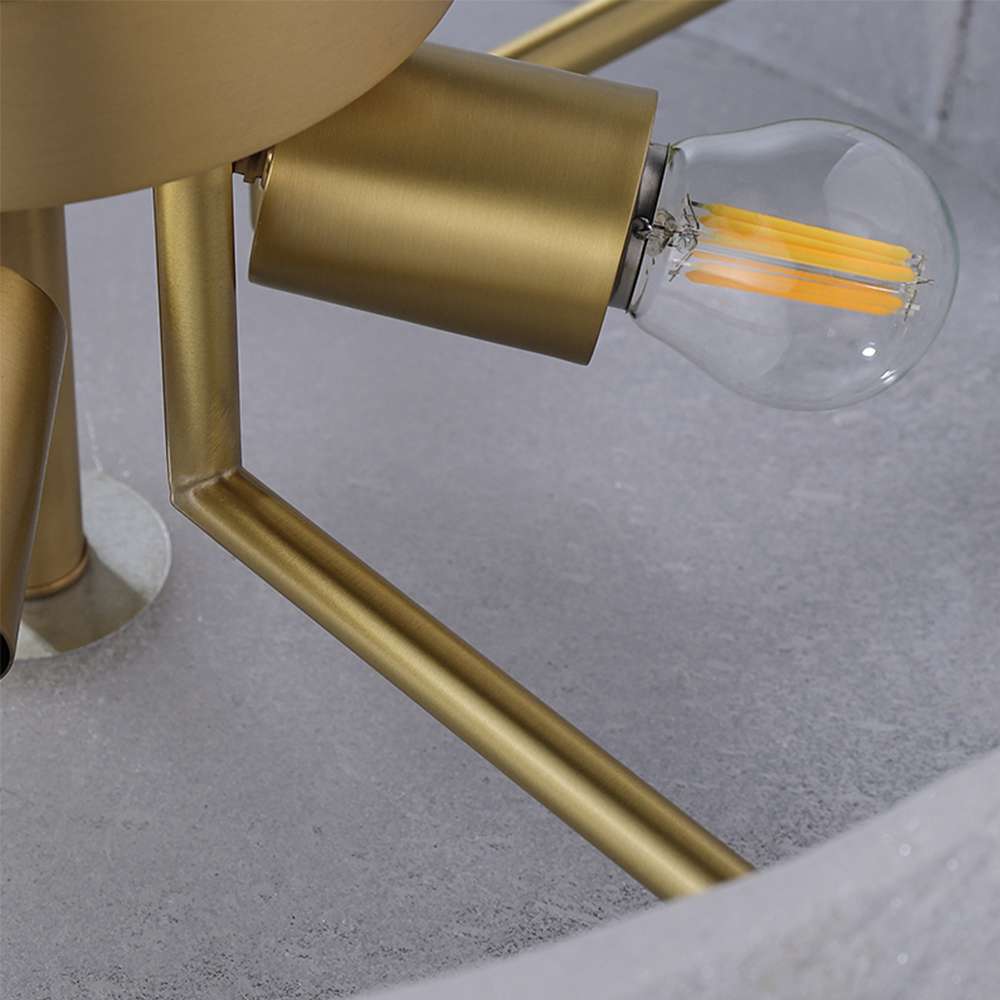 Modern Glass Chandelier - Unique Contemporary Design - view 6
