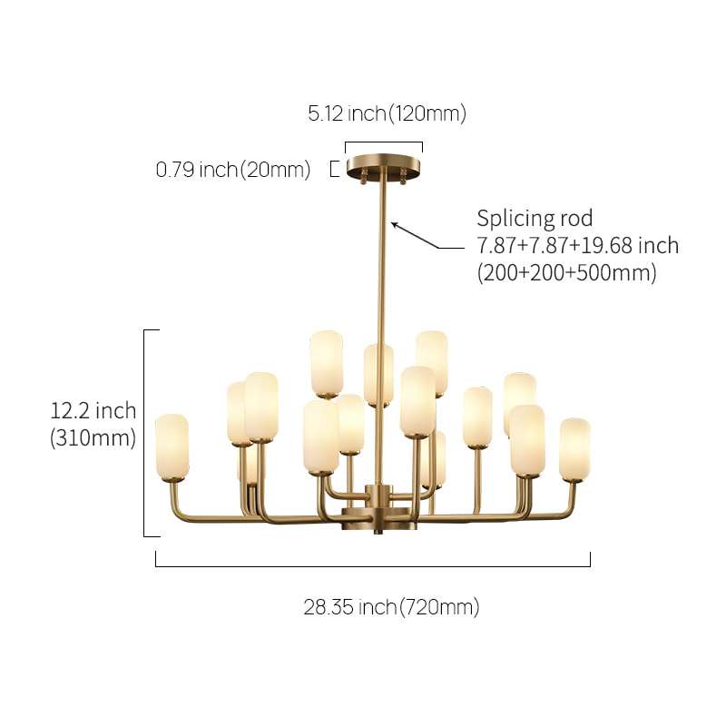 Dillon 15-Light Modern Chandelier - view 5