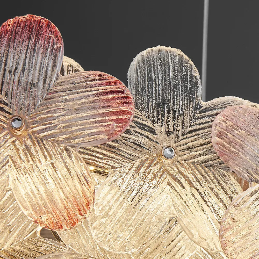 Modern Chandelier Lights with Art Decor Flowers for the Kitchen - view 7