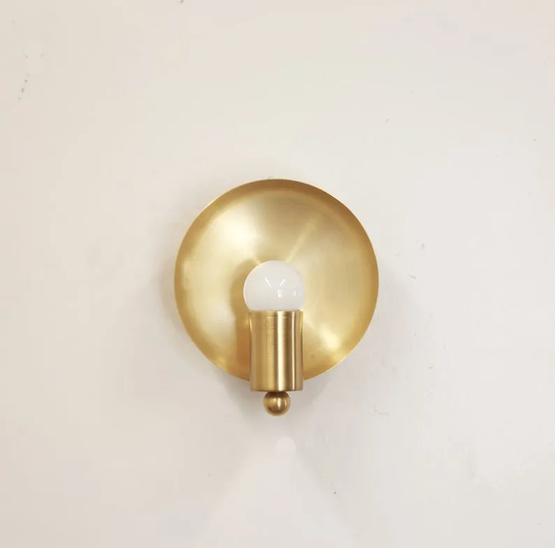 Solid Brass Sconces With Reflection Shade - view 1