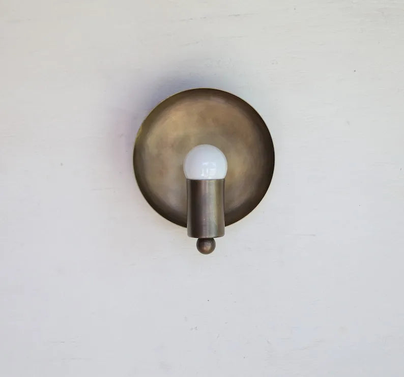 Solid Brass Sconces With Reflection Shade - view 2