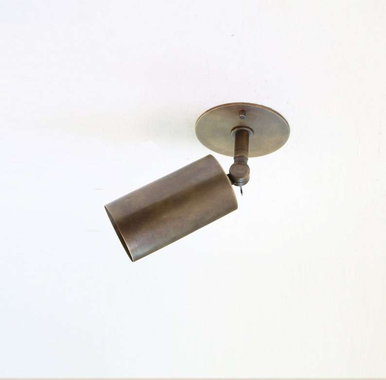 Modern Individual Swivels Unit Brass Ceiling Spot Lights - view 10