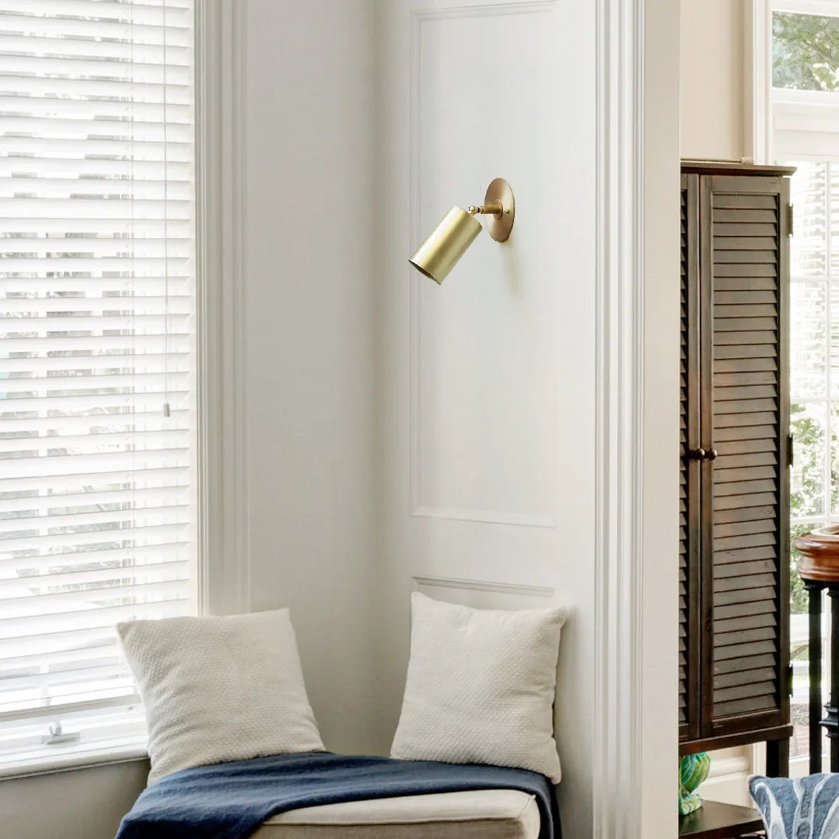 Modern Individual Swivels Unit Brass Ceiling Spot Lights - view 5