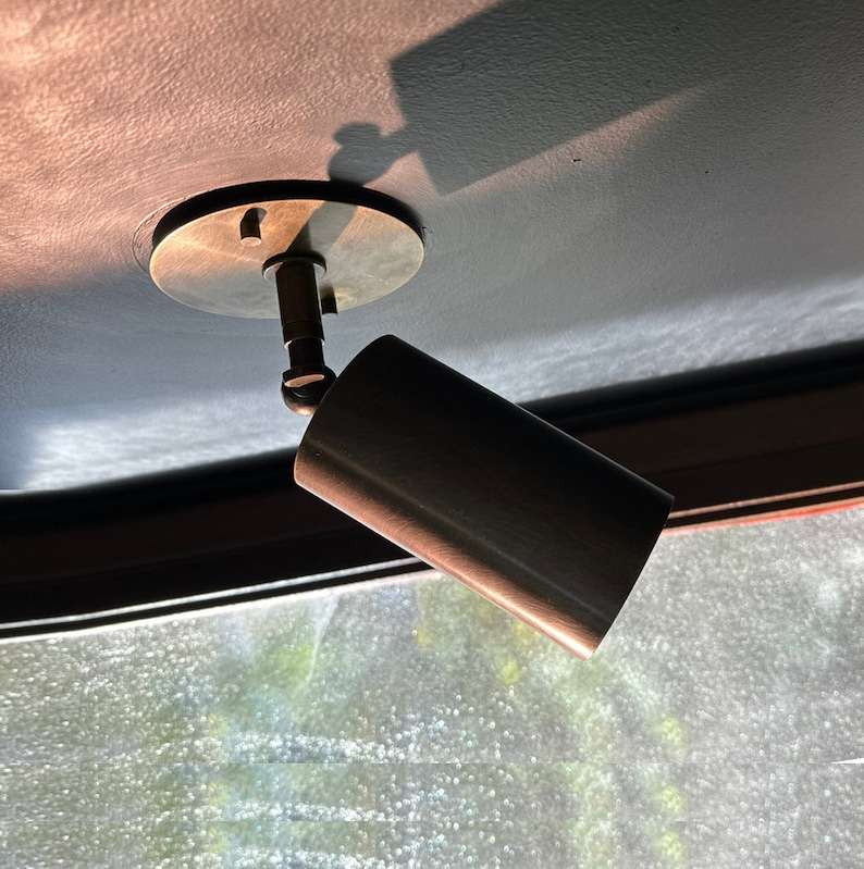 Modern Individual Swivels Unit Brass Ceiling Spot Lights - view 6