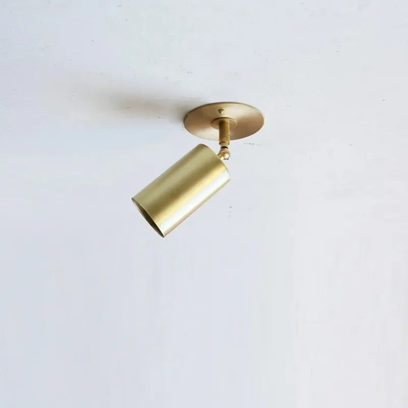 Modern Individual Swivels Unit Brass Ceiling Spot Lights - view 8