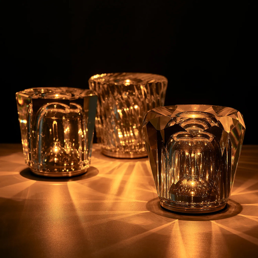 Crystal Diamond Atmosphere Ambient Modern Table Lamp - view 10