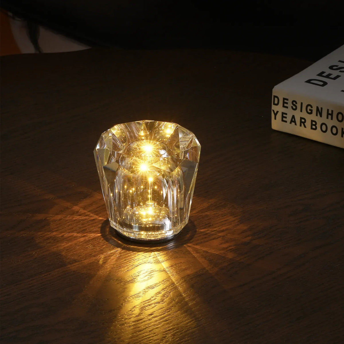 Crystal Diamond Atmosphere Ambient Modern Table Lamp - view 17