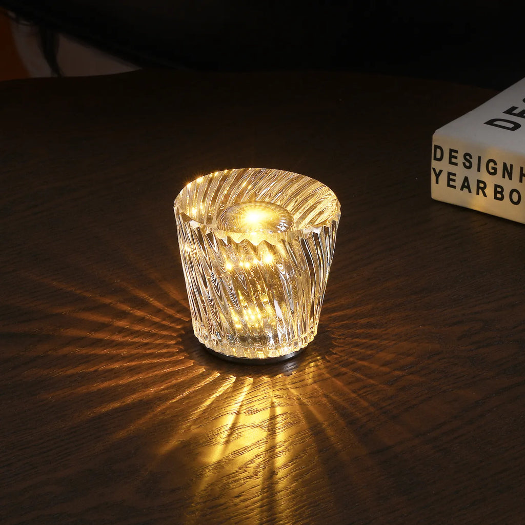Crystal Diamond Atmosphere Ambient Modern Table Lamp - view 18