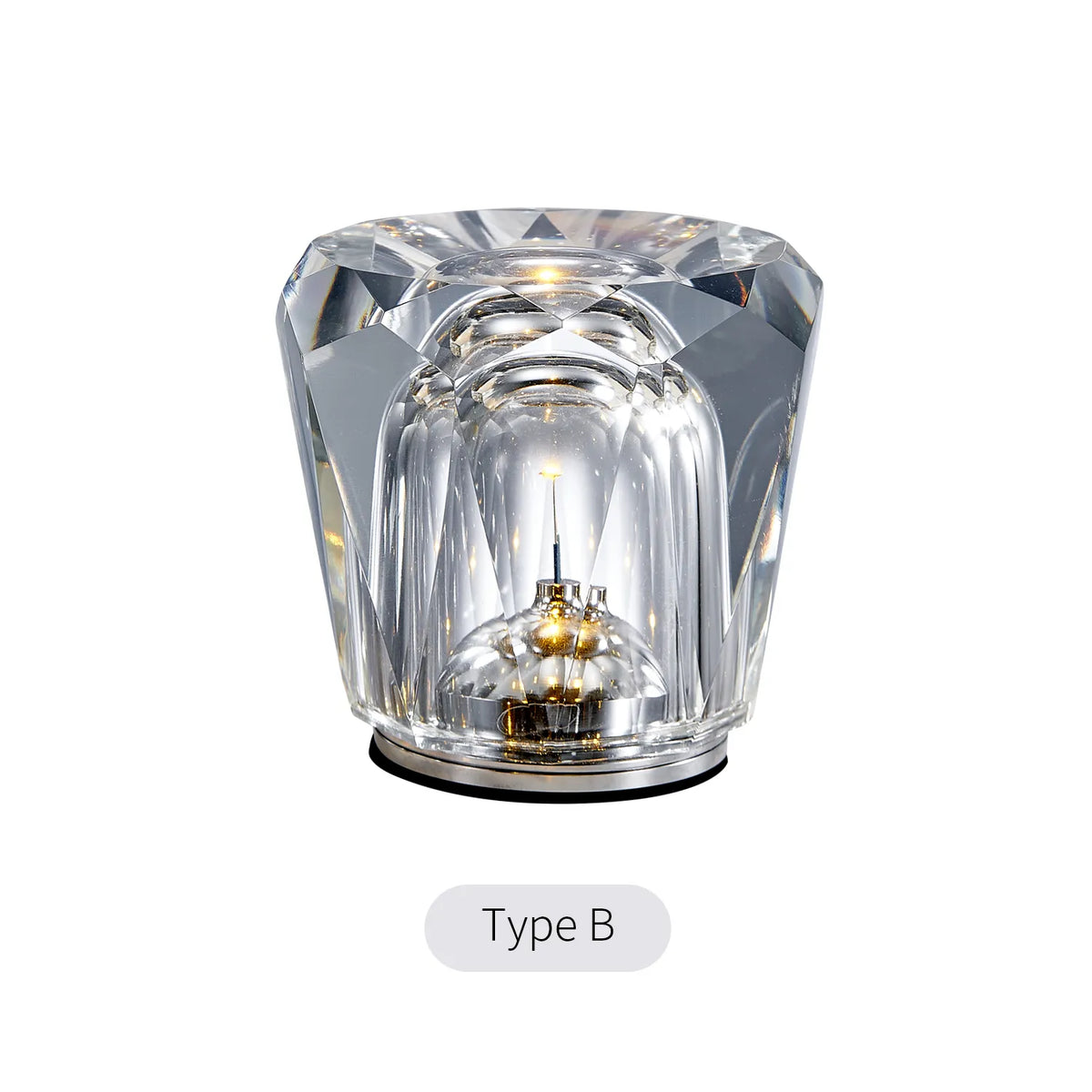 Crystal Diamond Atmosphere Ambient Modern Table Lamp - view 21