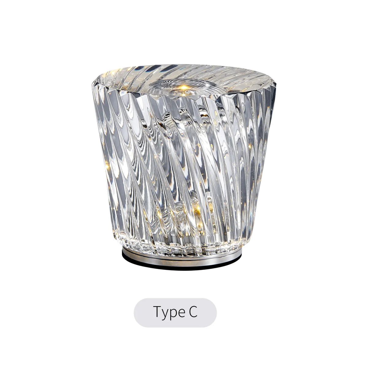 Crystal Diamond Atmosphere Ambient Modern Table Lamp - view 22