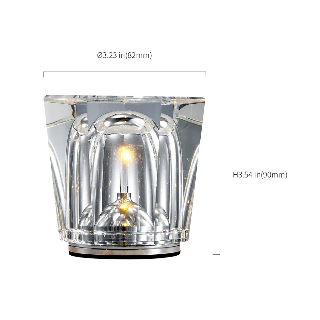 Crystal Diamond Atmosphere Ambient Modern Table Lamp - view 25