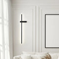 LED Black Long Strip Flush Mount Modern Wall Sconces - view 1