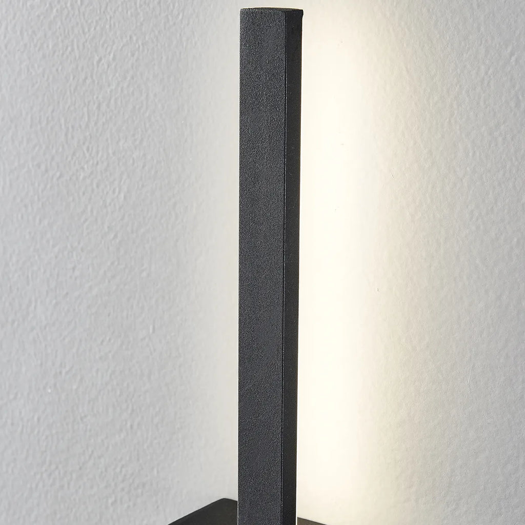 LED Black Long Strip Flush Mount Modern Wall Sconces - view 4