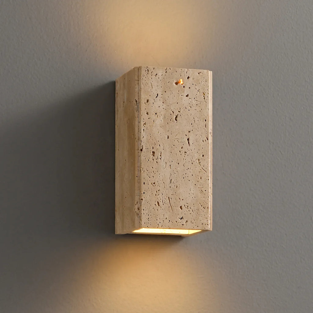 Yellow Spot Marble Modern Flush Mount LED Outdoor Wall Sconce - view 11