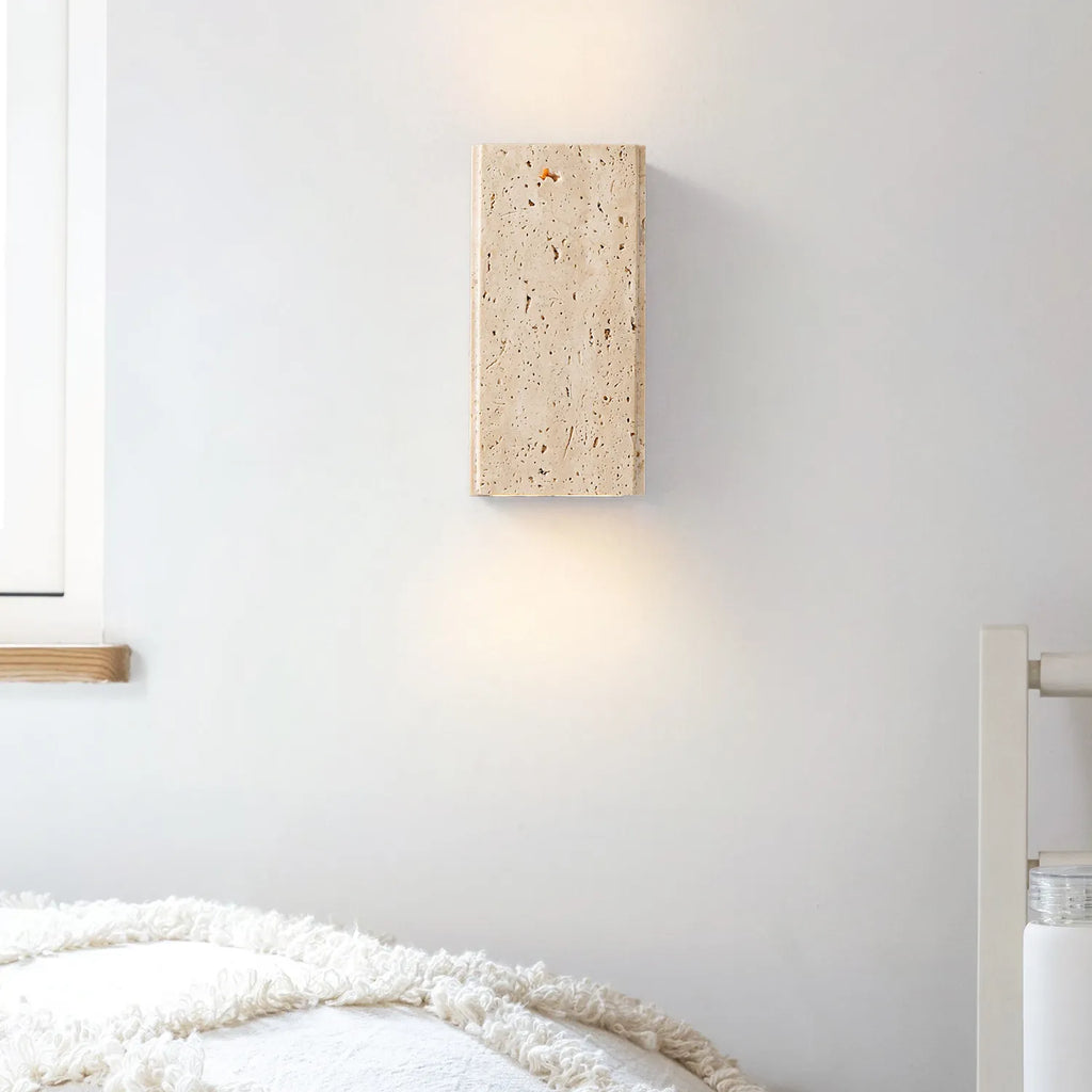 Yellow Spot Marble Modern Flush Mount LED Outdoor Wall Sconce - view 6