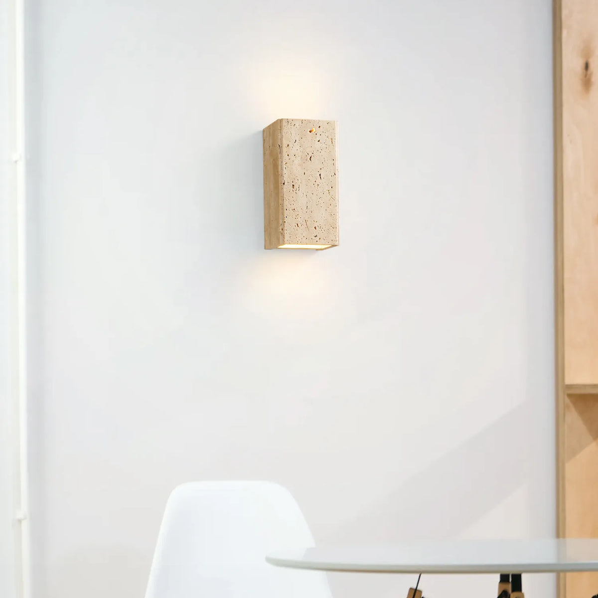 Yellow Spot Marble Modern Flush Mount LED Outdoor Wall Sconce - view 7