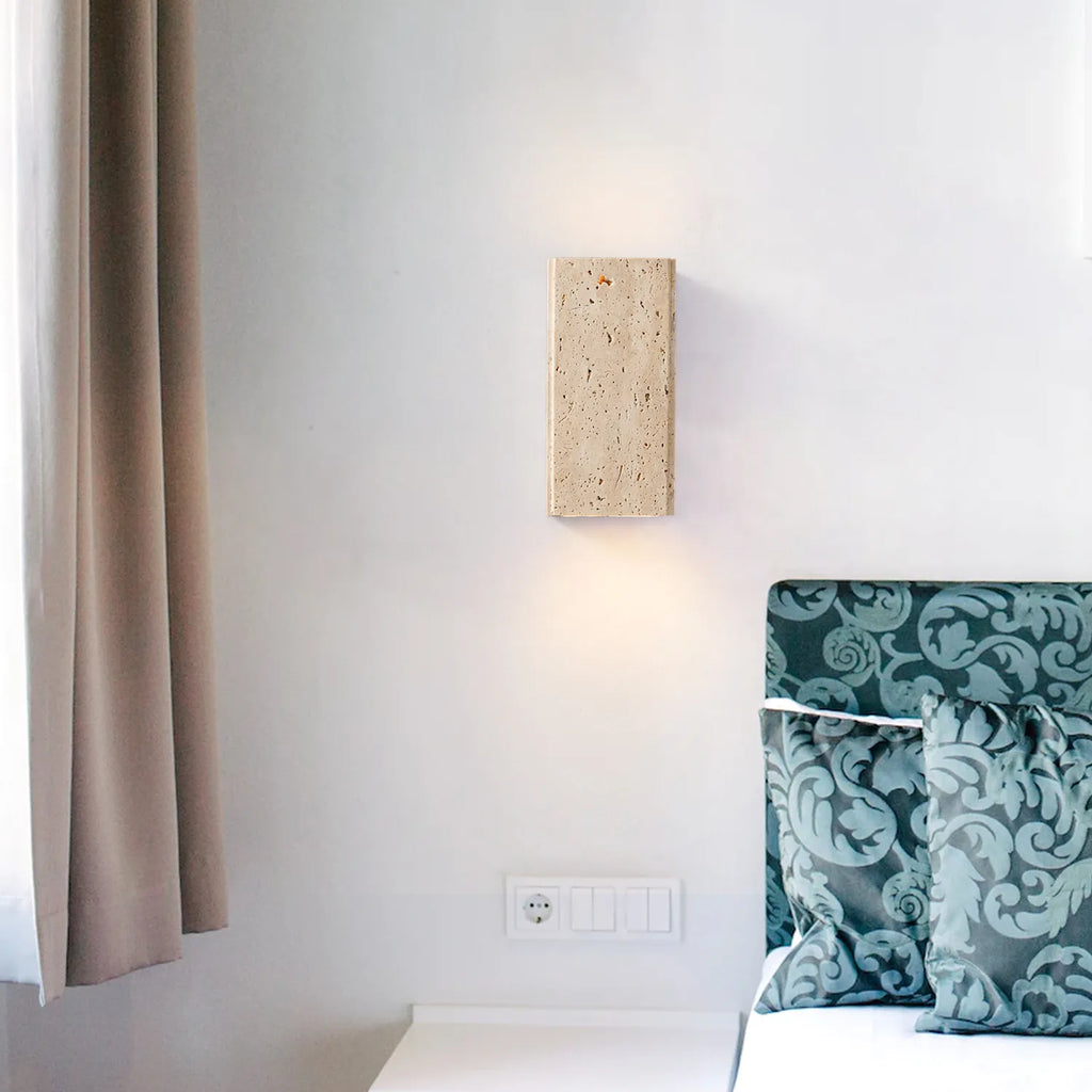Yellow Spot Marble Modern Flush Mount LED Outdoor Wall Sconce - view 8