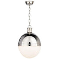 Hicks Globe Large 13 1/4" Wide White Glass Pendant Lights - view 1