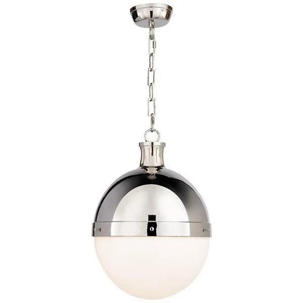 Hicks Globe Large 13 1/4" Wide White Glass Pendant Lights - view 1