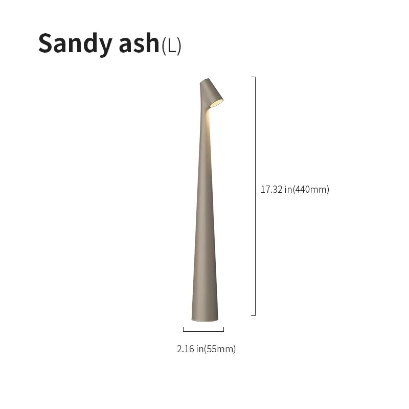 Conical Stem Rechargeable Minimalist LED Table Light - view 13