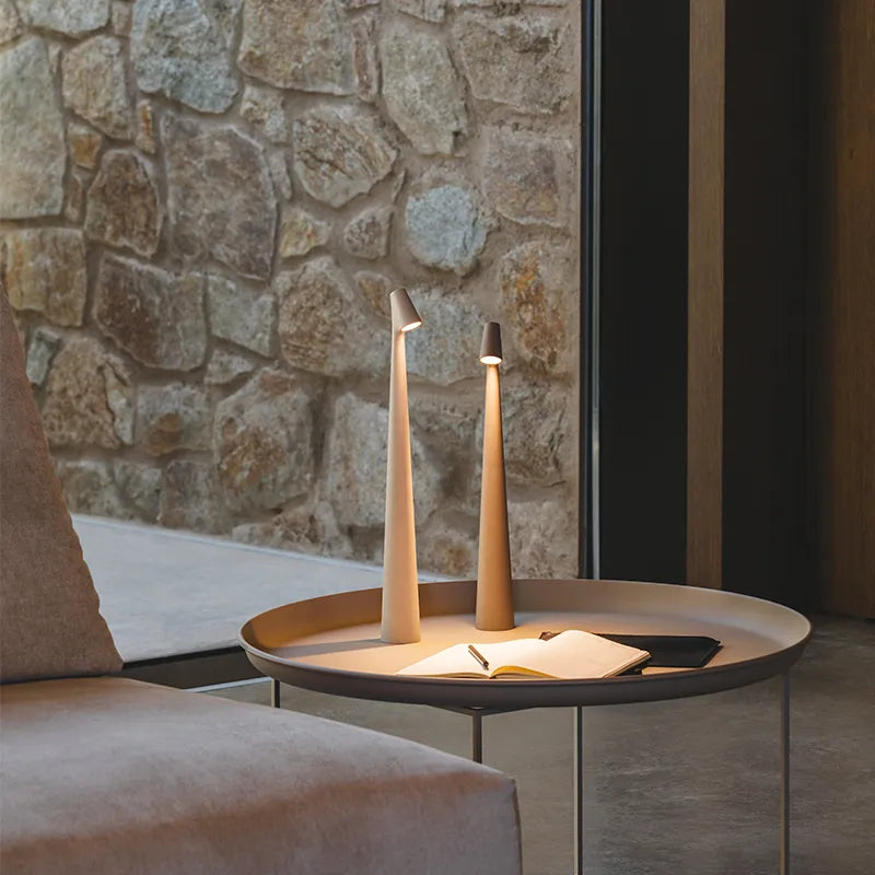 Conical Stem Rechargeable Minimalist LED Table Light - view 2
