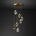 LED Foyer Entryway 7-Light Chandelier Modern Crystal Light - view 1
