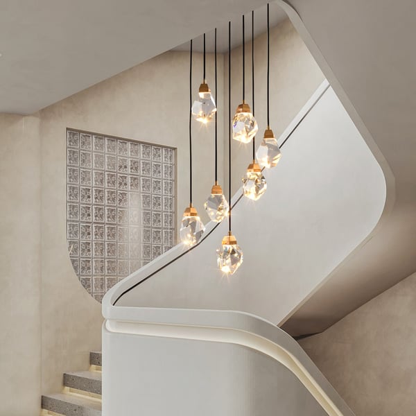 LED Foyer Entryway 7-Light Chandelier Modern Crystal Light - view 10