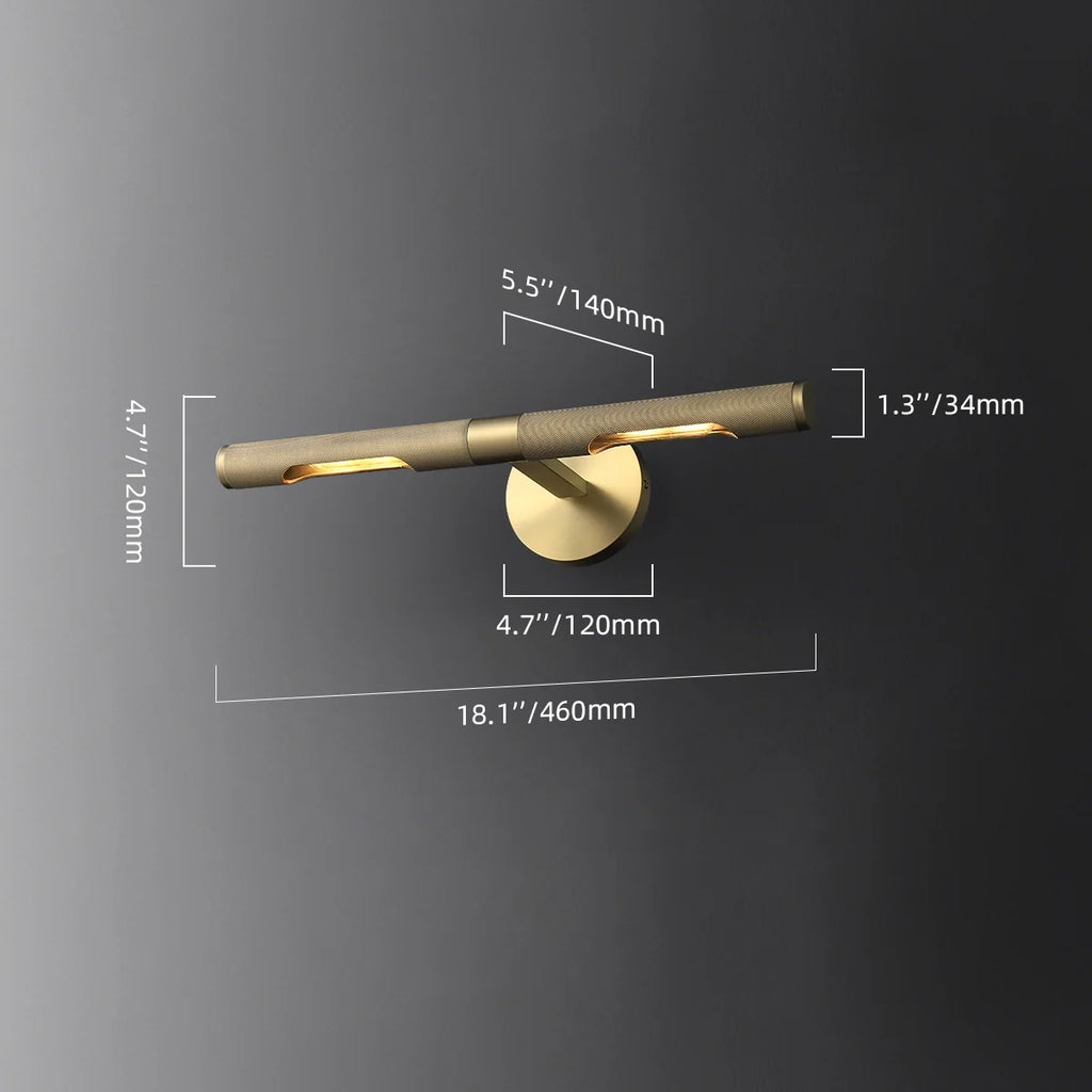 Cale(E) IP44 Modern Solid Brass LED Bathroom Lighting - view 12