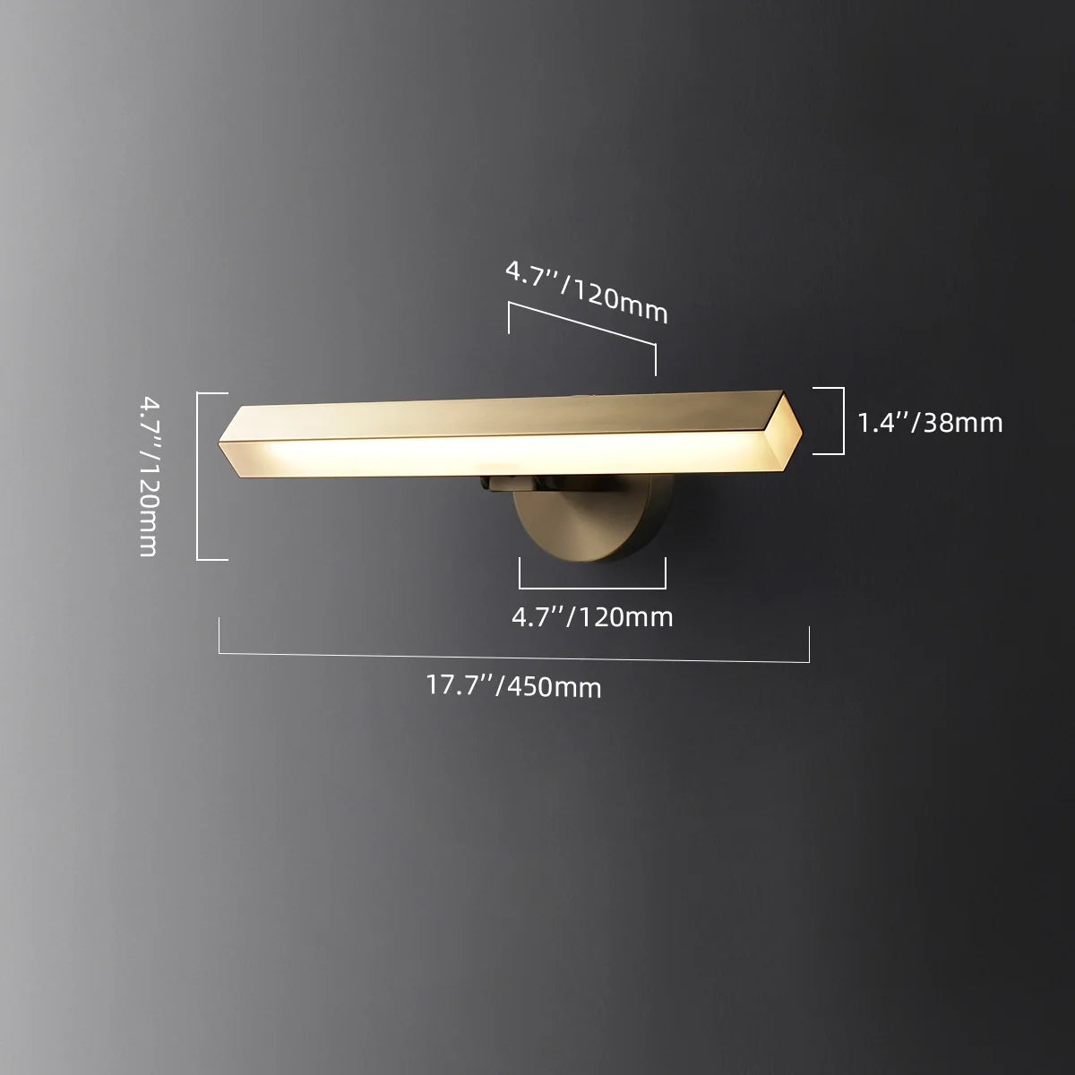 Cale(E) IP44 Modern Solid Brass LED Bathroom Lighting - view 14