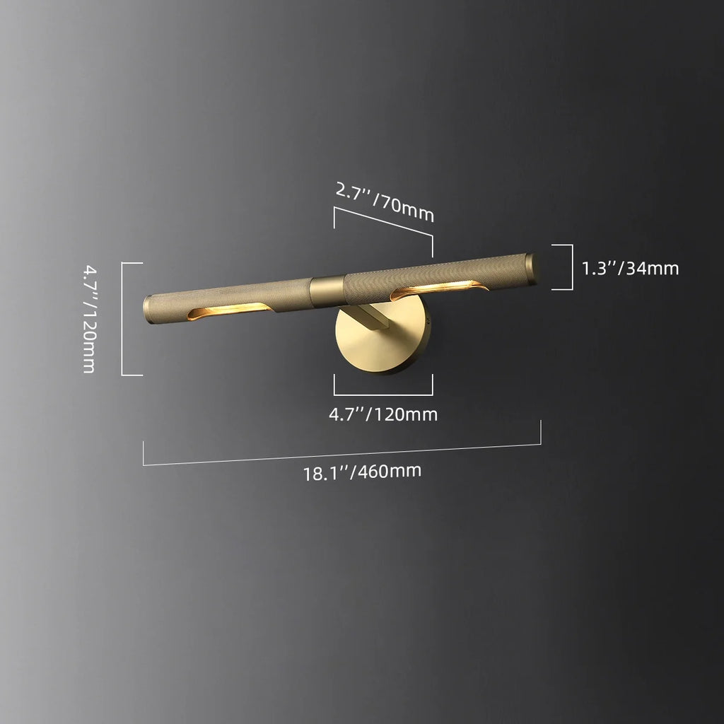 Cale(E) IP44 Modern Solid Brass LED Bathroom Lighting - view 15