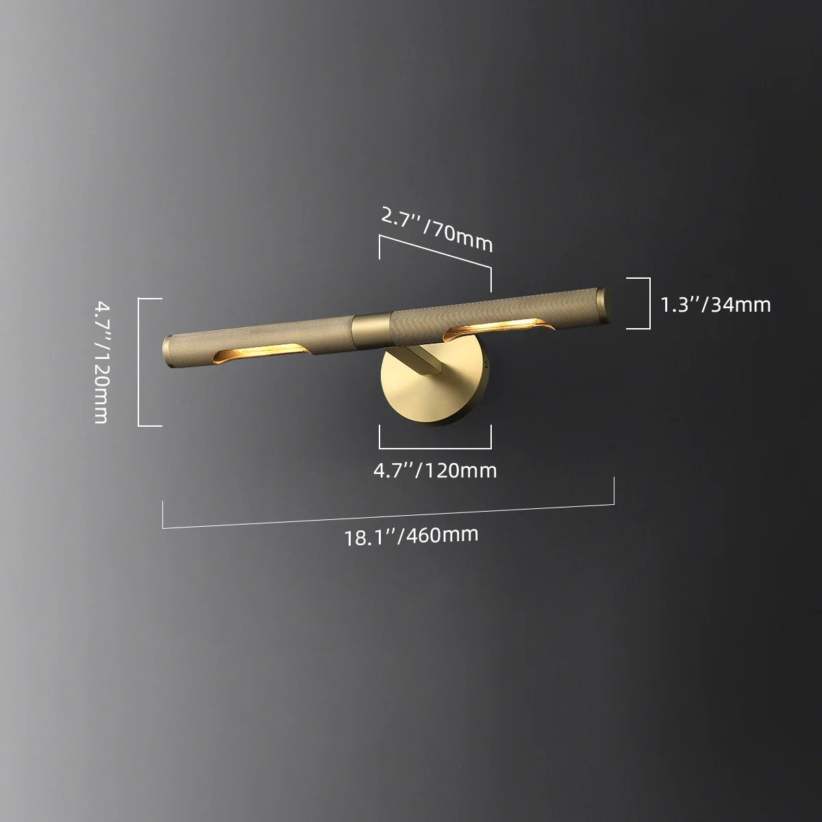 Cale(E) IP44 Modern Solid Brass LED Bathroom Lighting - view 15