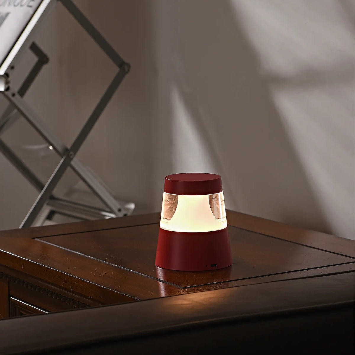 LED Colorful Portable Chargeable Round Nightstand Lamps - view 1