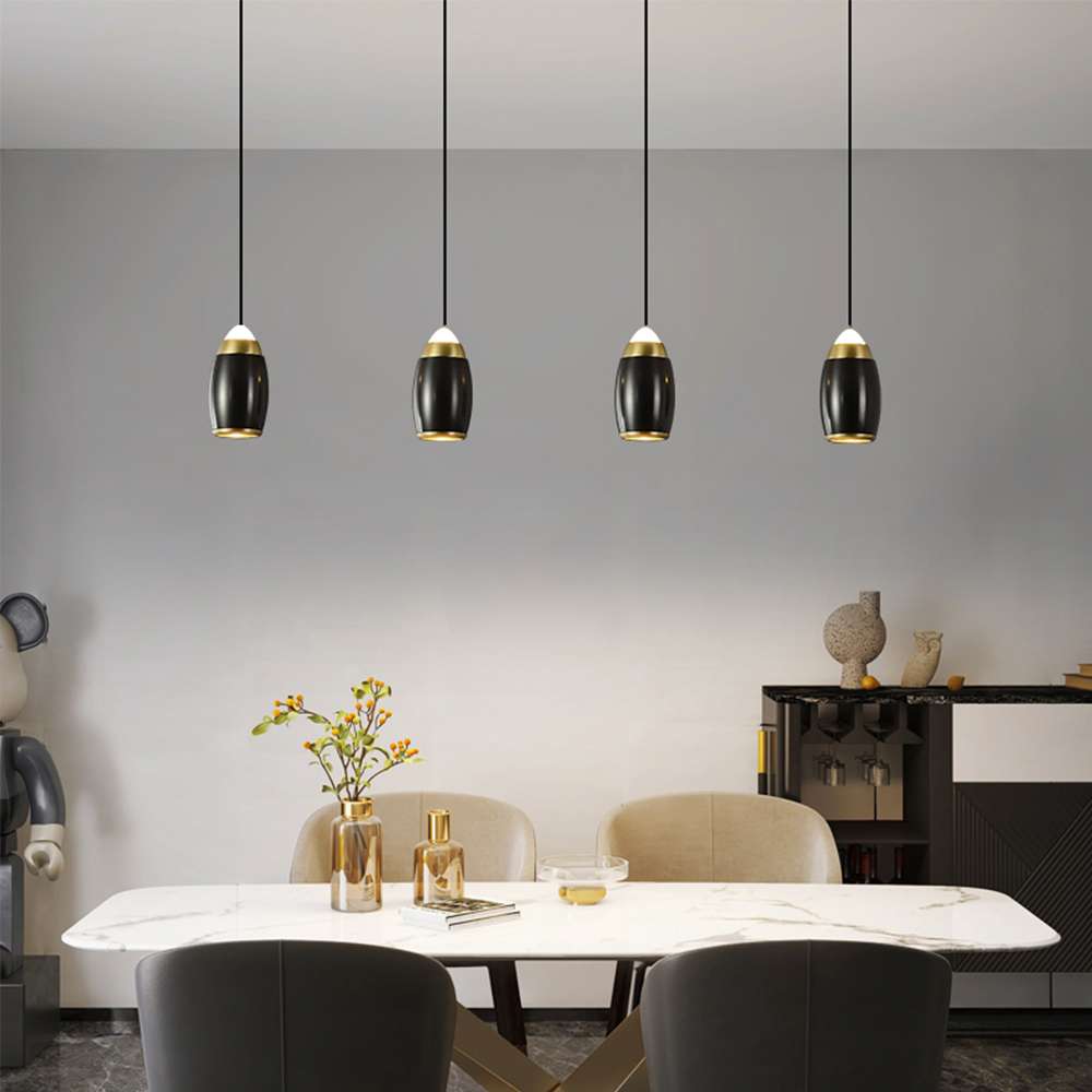 Jacarra Modern Adjustable Black Linear Led Chandelier - view 5