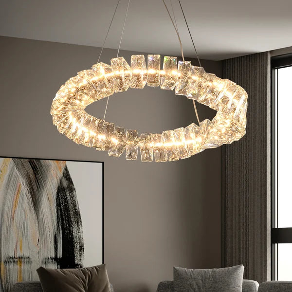 Galaxy LED 8-Light 19 7/10" Dia Crystal Chandelier Modern - view 2