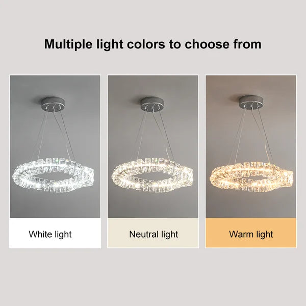 Galaxy LED 8-Light 19 7/10" Dia Crystal Chandelier Modern - view 5