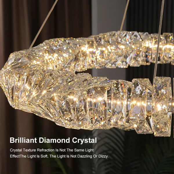 Galaxy LED 8-Light 19 7/10" Dia Crystal Chandelier Modern - view 6