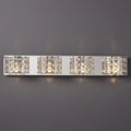 Clear Crystals Modern Bathroom Wall Sconces Chrome - view 6