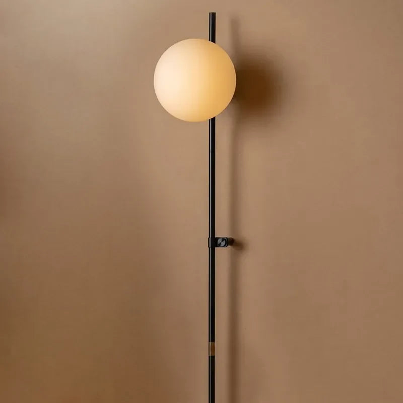Alba Modern White Globe Glass Shade Wall Sconce Plug in - view 9