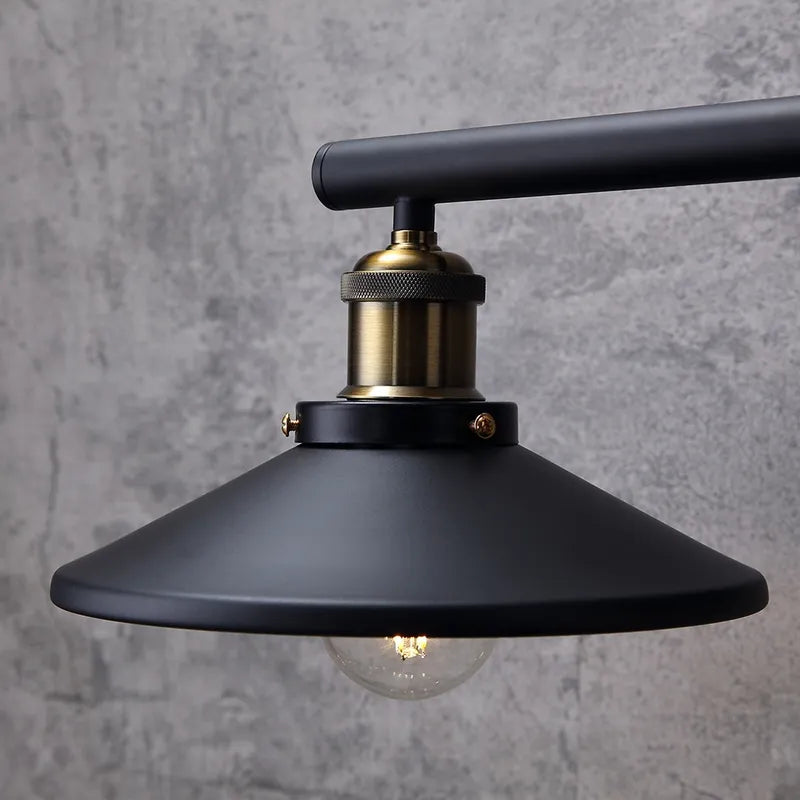 Tray Black Metal Linear Modern Industrial Wall Sconces - view 8