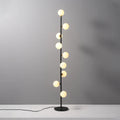 Willow Modern Black And Opal Glass 9-Light Floor Lamp With Led Lights - view 1
