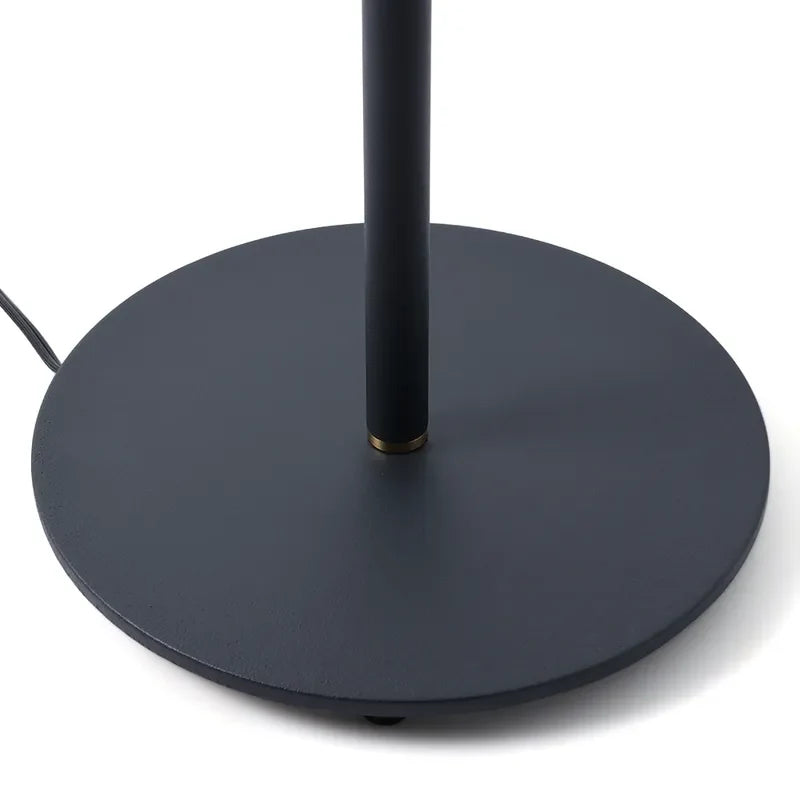 Willow Modern Black And Opal Glass 9-Light Floor Lamp With Led Lights - view 8